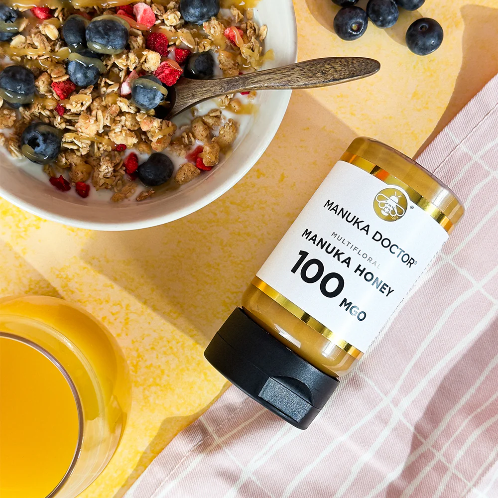 Trio Pack - 100 MGO Squeezy Manuka Honey 300g - MultiFloral - Image 4