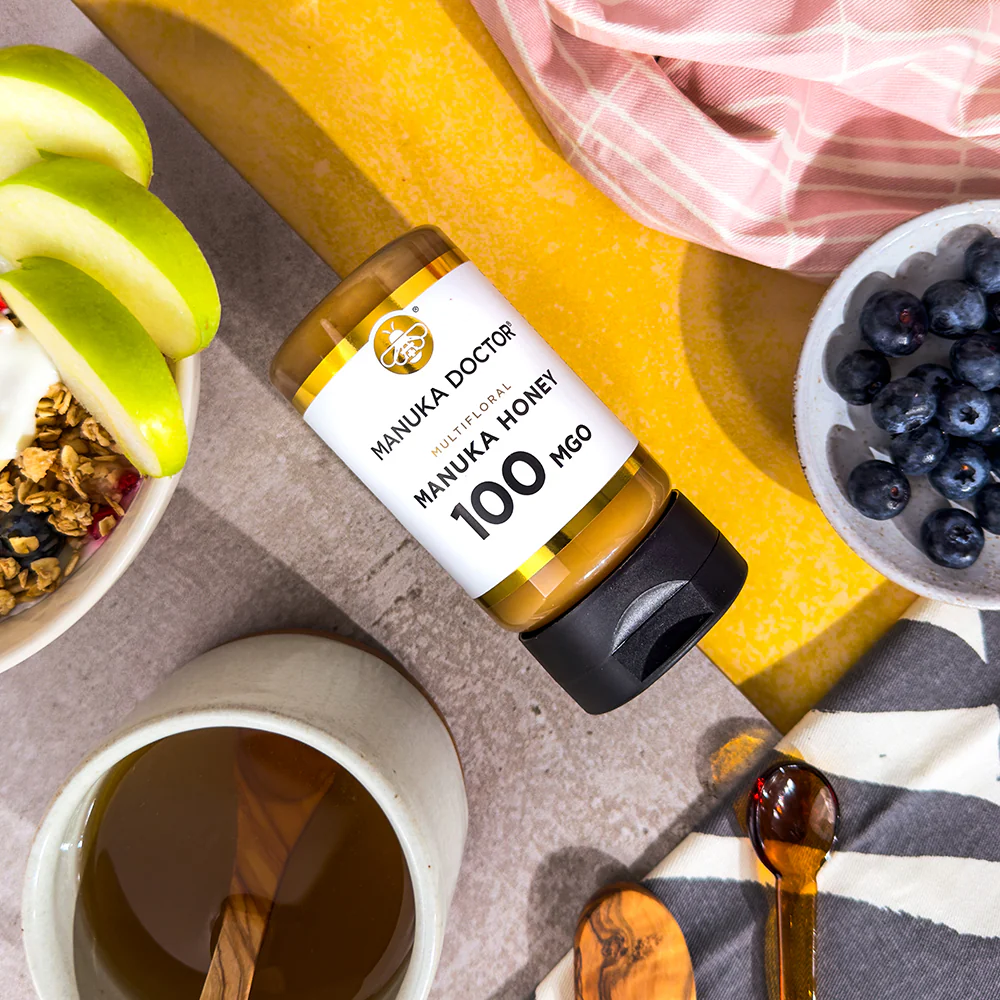 Trio Pack - 100 MGO Squeezy Manuka Honey 300g - MultiFloral - Image 5