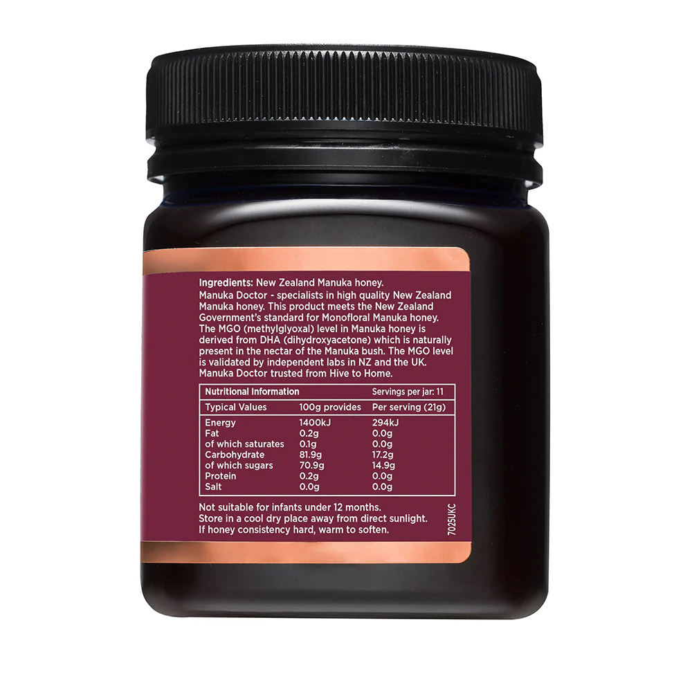 1100 MGO Manuka Honey 250g - Monofloral - Image 14