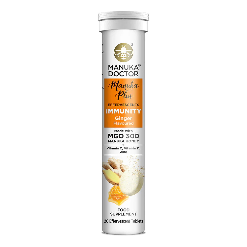Immunity Effervescent Tablets - Ginger - BBE Aug 2024