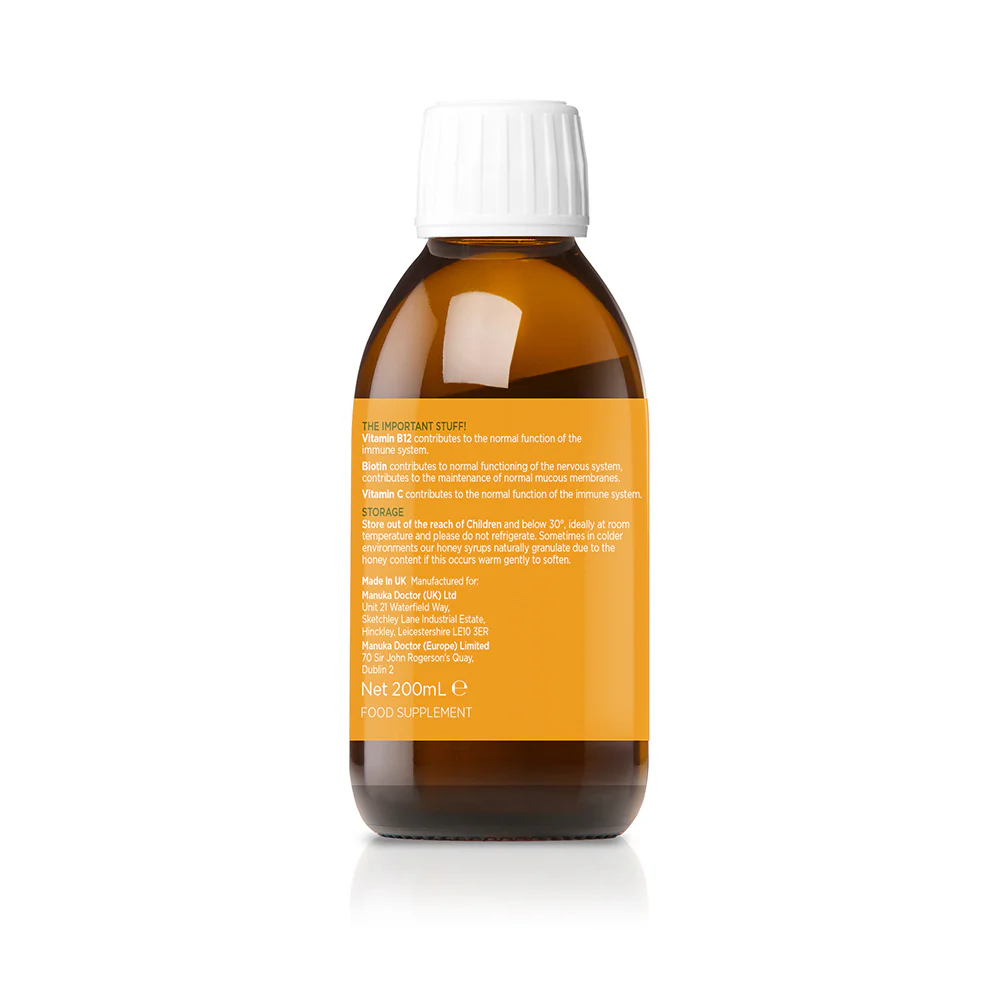 Immune Defence Syrup - Lemon & Ginger - BBE October 2026 - Image 3