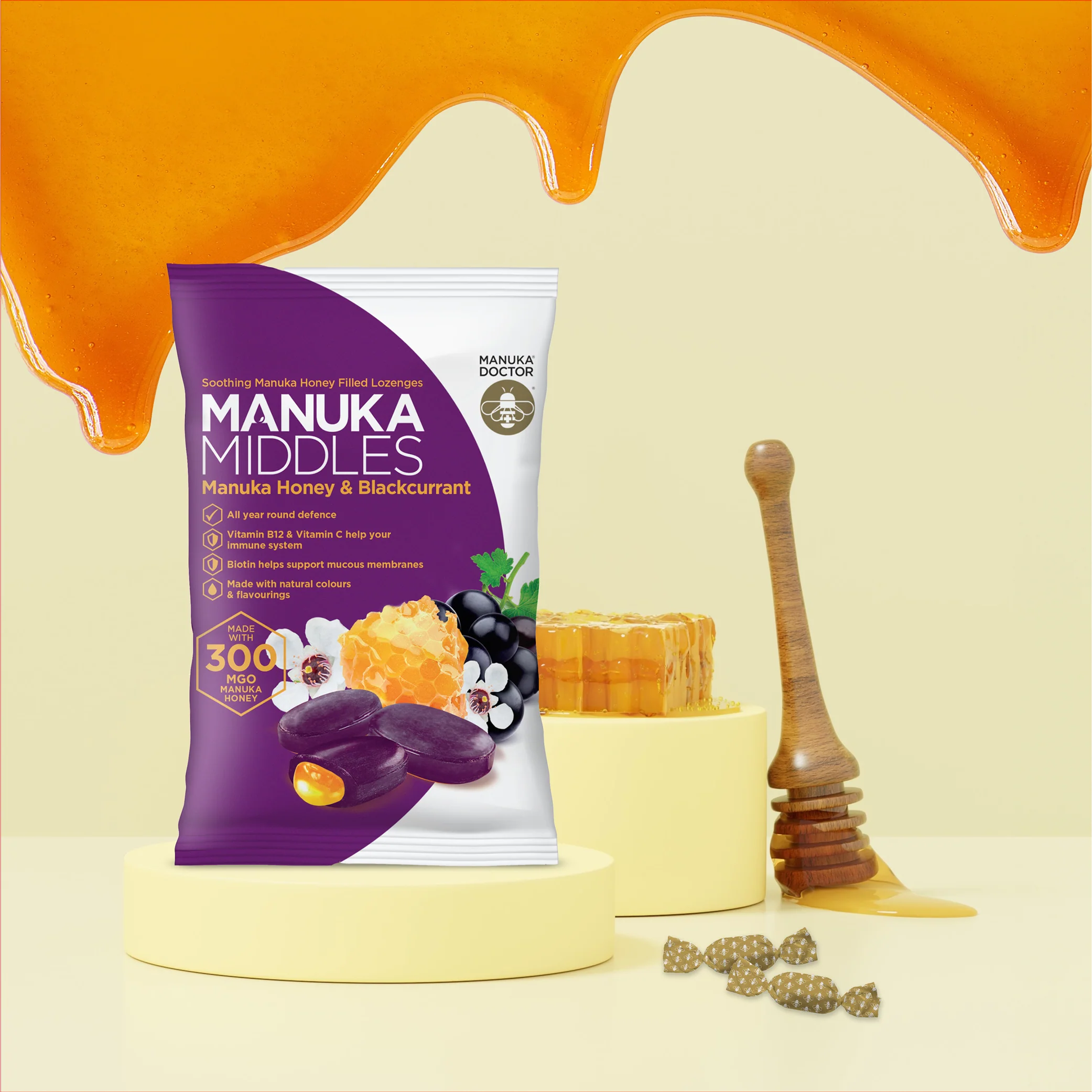 Manuka Middles - Manuka Honey & Blackcurrant - Image 3